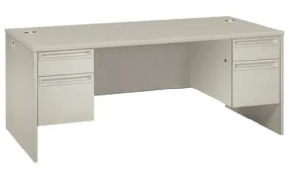 HON 38000 Series Double Pedestal Desk